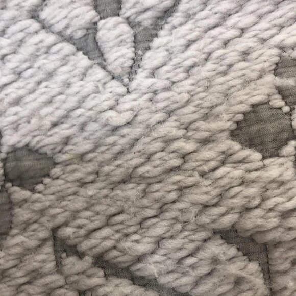 Auth LOUIS VUITTON Echarpe Logomania M74742 Gris Perle - GM0197 Scarf - Picture 5 of 6
